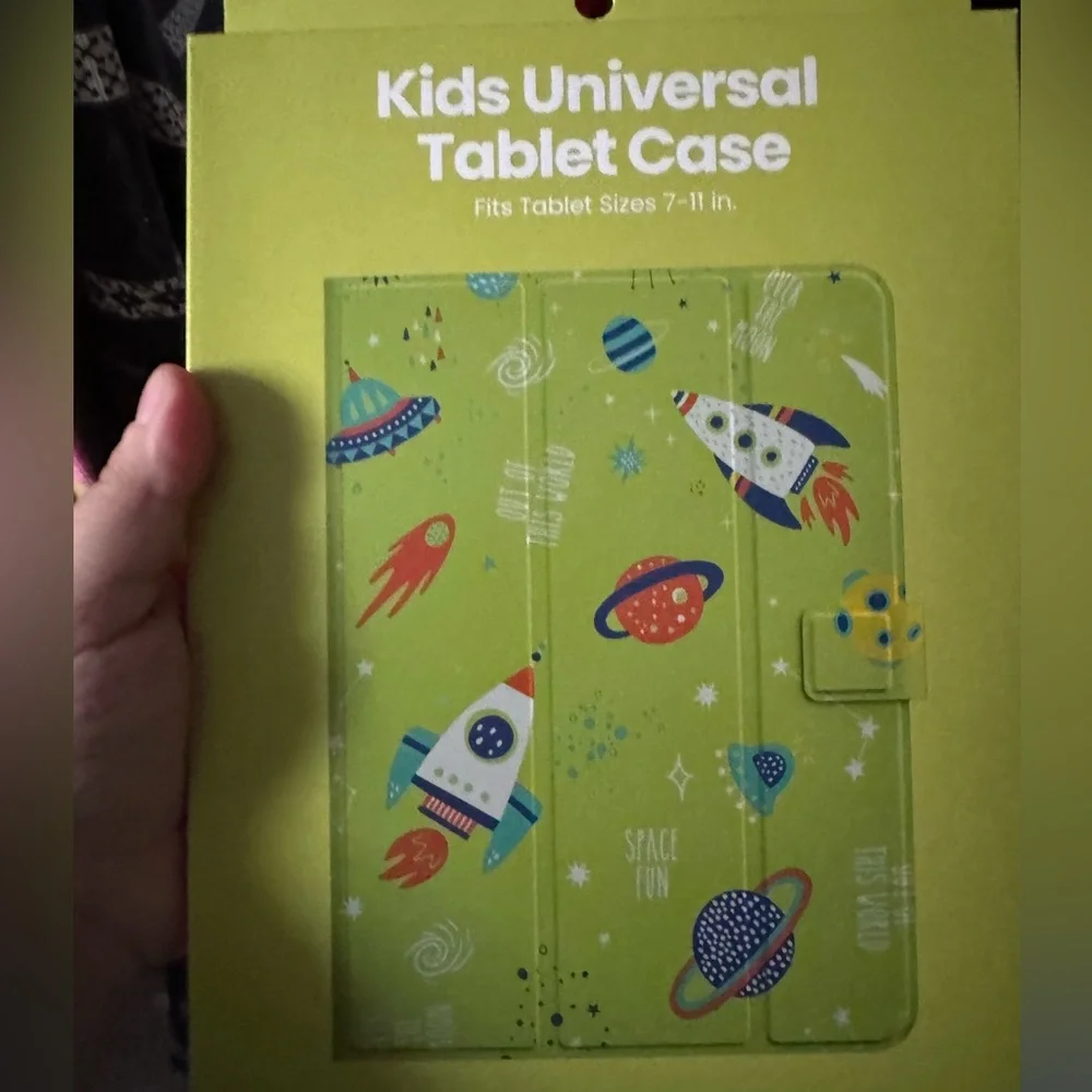 Kids Universal Tablet Case with Space Design